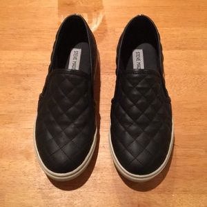 Steve Madden Black Slip on Sneaker